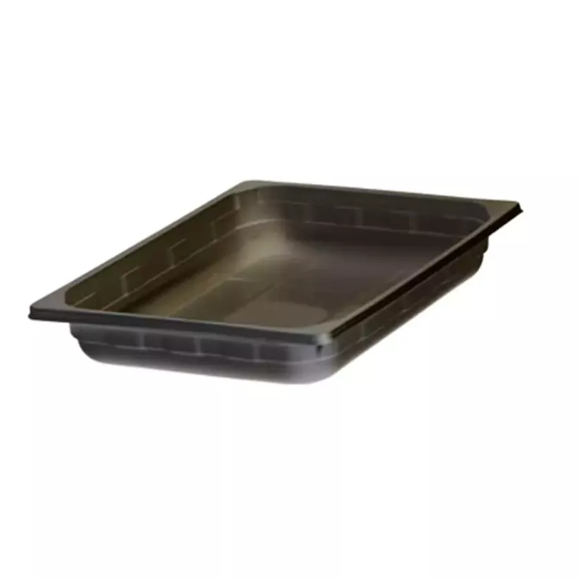 PP 1/2 GN H40 2,65L noir 325x265x40mm legere E (carton de 144 pièces)