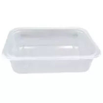 PP tray 187x137x50mm transp 750ml - M (carton de 540 pièces)