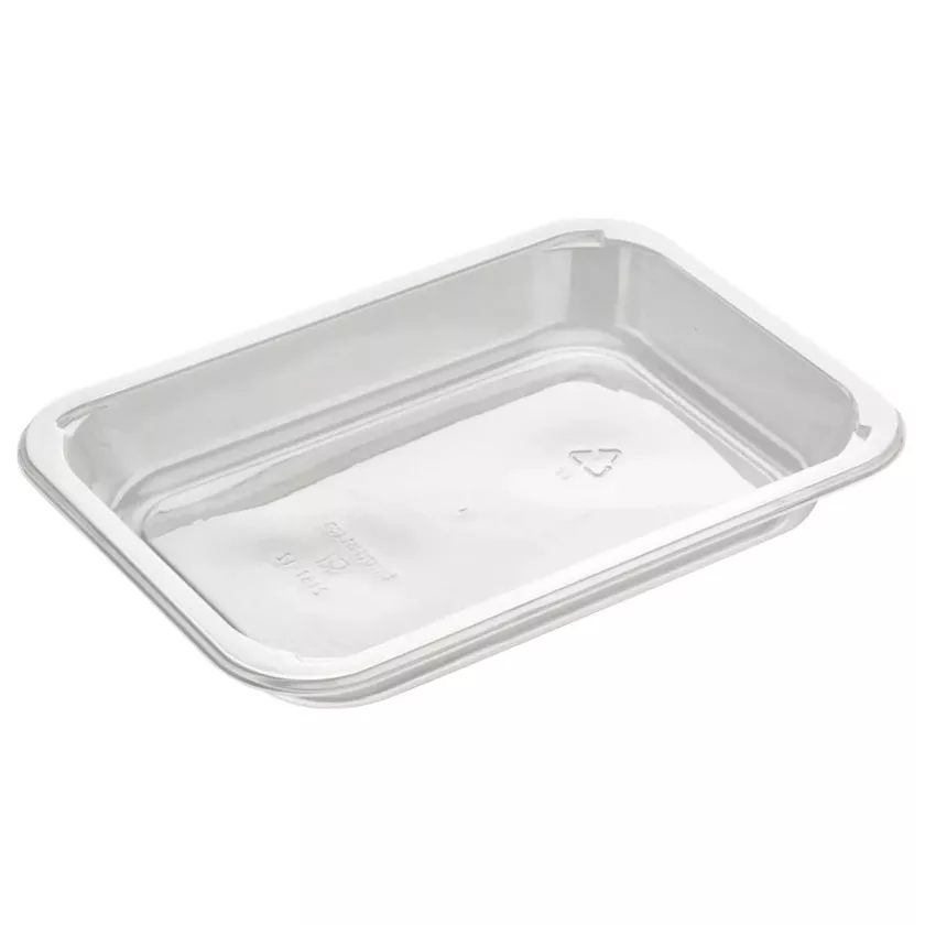 PP tray 187x137x25mm transp 2187-1Z - F (carton de 848 pièces)