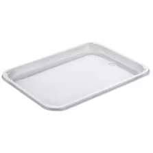 PP tray 227x178x15mm transp 1COMP 2227-1R - F (carton de 384 pièces)