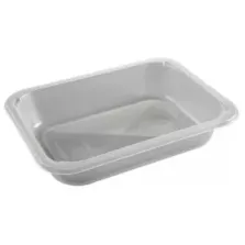 PP tray 187x137x36mm transp 2187-1S - F (carton de 592 pièces)