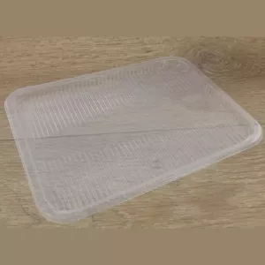 PP tray 227x178x10mm transp transparent ride (lot de 540 pièces)