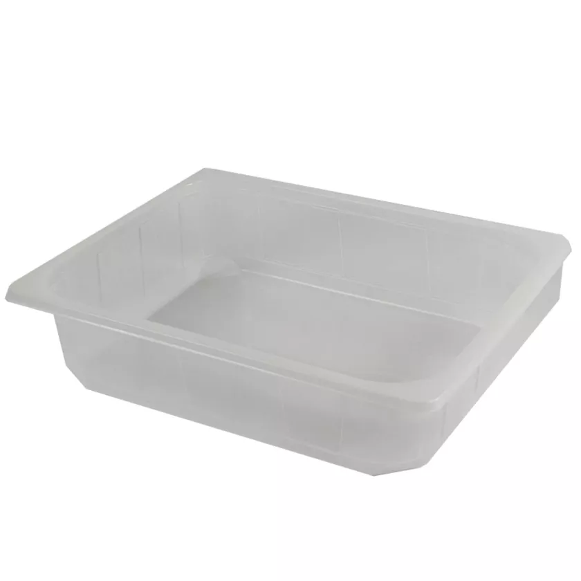 PP 1/2 GN H80 5L transp 325x265x80mm M (carton de 96 pièces)