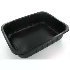 PP 1/2 GN H75 3,9L noir 313x245x75mm a - legere (carton de 120 pièces)