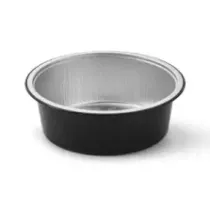 Alu R2C ravier 440ml rond noir d133x45mm (lot de 1 210 pièces)
