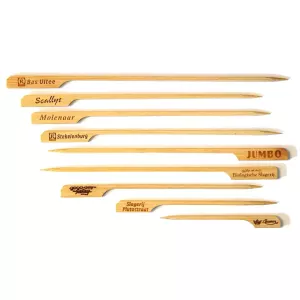 Bamboo gun shaped 25cm 20x250pcs Imprime 2 faces (carton de 20 pièces)