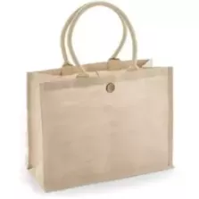 Sac en jute imprime 1cl - 2 faces 42x33x(2x9.5)cm - naturel (lot de 100 pièces)