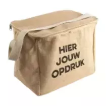 Sac isotherme jute imprime 300x250+200mm (carton de 30 pièces)