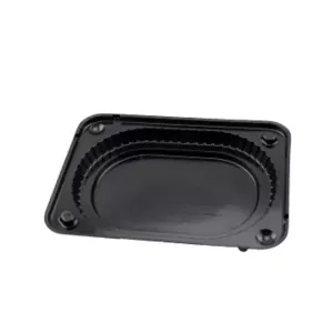 OPS plat 255x190x25mm - 700cc noir (carton de 500 pièces)
