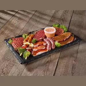 Ps Plat Ardoise Gris 420x325mm Babushka (carton de 10 pièces)