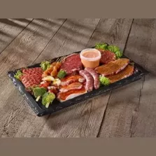Ps Plat Ardoise Gris 530x325mm Babushka (carton de 10 pièces)