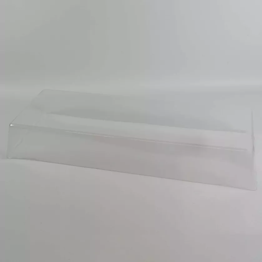 PET couvercle plateau rectangle 600x250mm 580x230xh80mm (carton de 30 pièces)