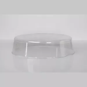 PET couvercle plateau rond d350mm d330xh80mm (carton de 30 pièces)