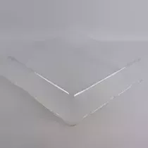 PET couvercle plateau carre 380x380mm 360x360xh80mm (carton de 32 pièces)