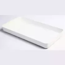 Plat Poliproof blanc 21x42x5cm