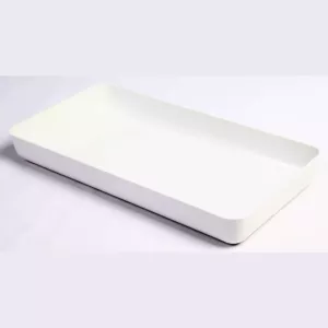 Plat Poliproof blanc 21x42x5cm