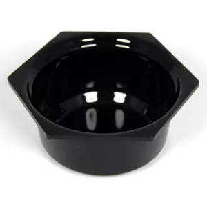 Saladier rond plexi noir 205x85mm