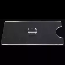 Couvercle saladier rectangle plexi 265x140mm-2614