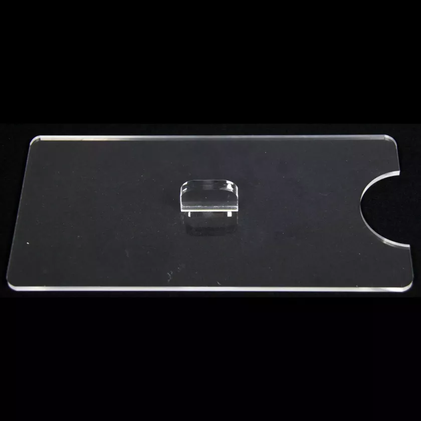 Couvercle saladier rectangle plexi 265x140mm-2614
