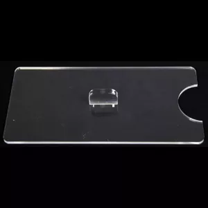 Couvercle saladier rectangle plexi 265x140mm-2614