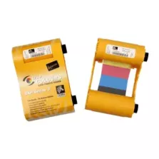 Ruban unilateral YMCKO 200 ima Zebra couleur+noir+coating