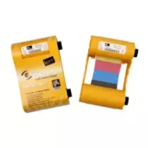 Ruban unilateral YMCKO 200 ima Zebra couleur+noir+coating
