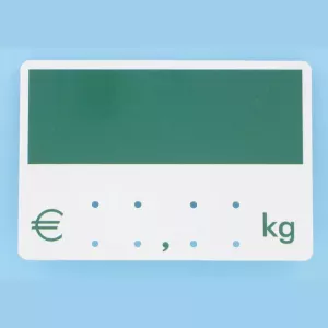 Etiquette S/PIC 9x6cm kg vert 008