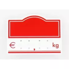 Etiquette S/PIC 9x6cm kg Logo rouge 27