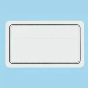 Etiquette S/PIC ligne noir 10x6cm pvc (paquet de 50 pièces)