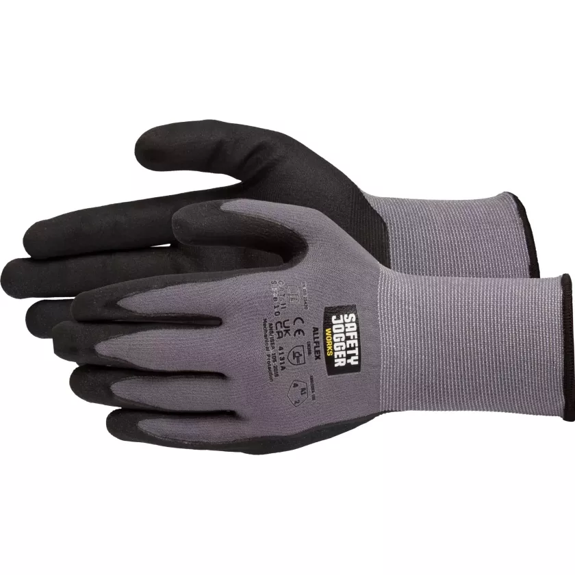 Sous-gant travail antiderapant gris - taille 10 (paquet de 12 pièces)