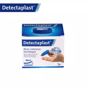 Bande auto-adhesive bleu 2,5cmx4,5m Detectaplast (paquet de 3 pièces)