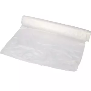 Sacs poubelles 120L 50my 70x110cm LDPE transp (10 roul 25pcs) (carton de 250 pièces)